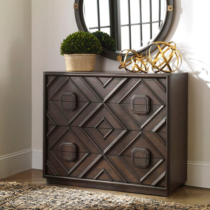 Mindra - Drawer Chest - Dark Brown