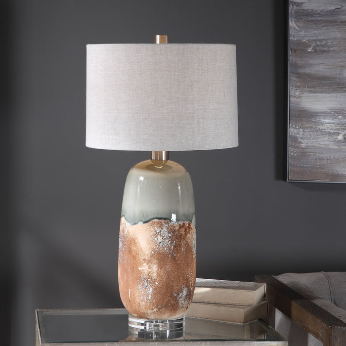 Maggie - Ceramic Table Lamp - Light Brown