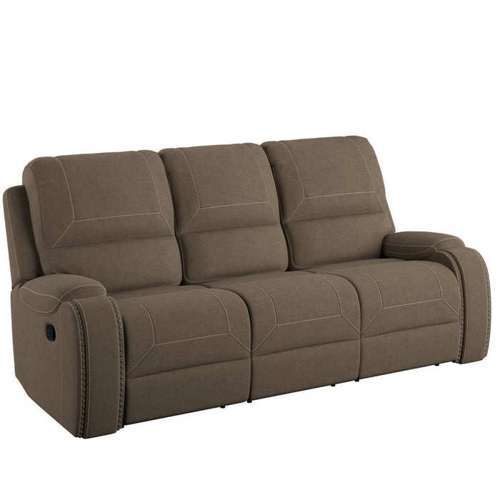 Adrian - Reclining Sofa - Walnut Brown