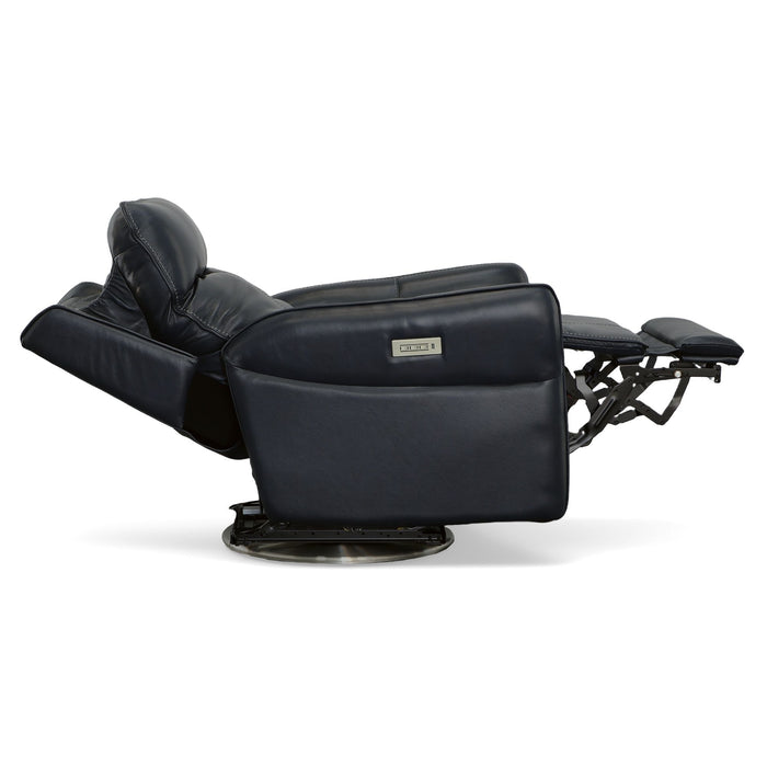 Spin - Swivel Power Recliner with Power Headrest & Lumbar