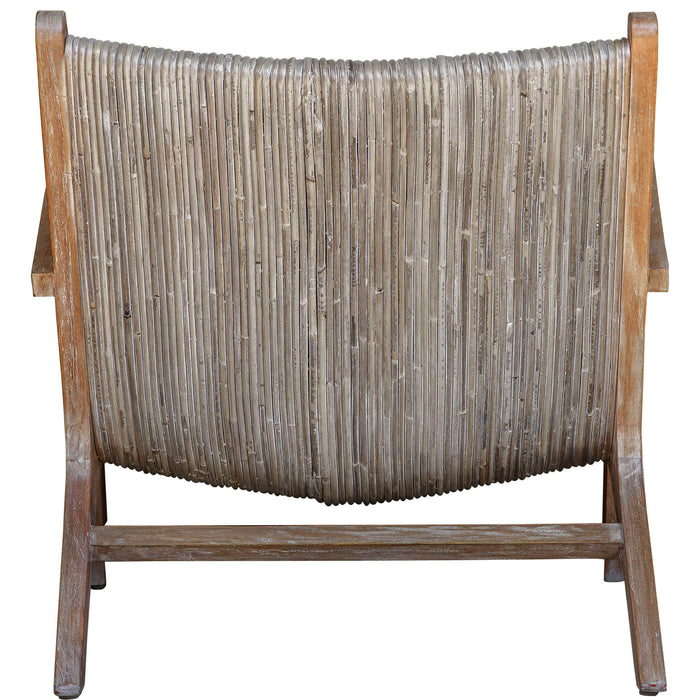 Aegea - Rattan Accent Chair - Light Brown