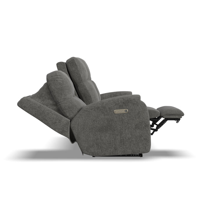 Penn - Power Reclining Sofa with Power Headrests & Lumbar