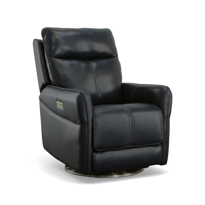 Spin - Swivel Power Recliner with Power Headrest & Lumbar