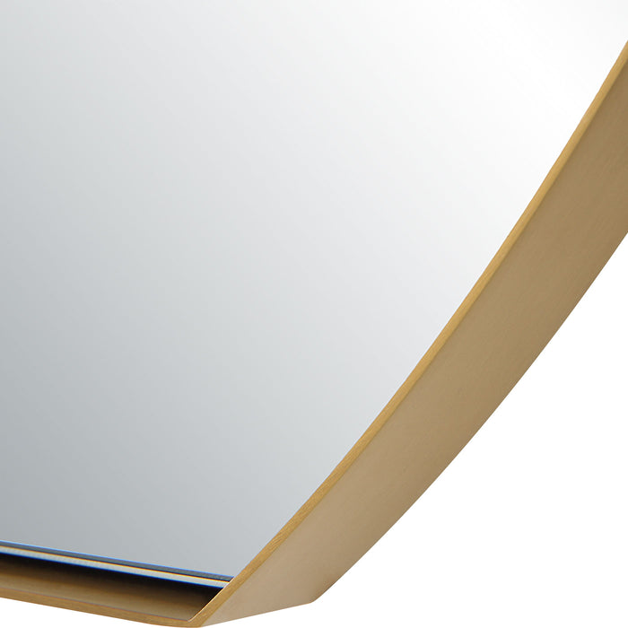 Cabell - Oval Mirror - Brass