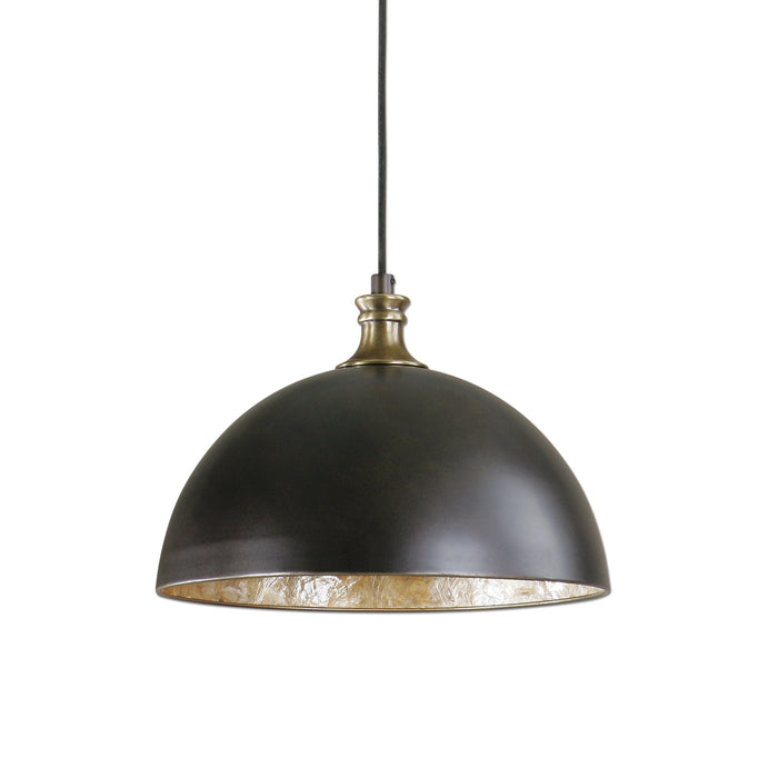 Placuna - 1 Light Pendant - Bronze