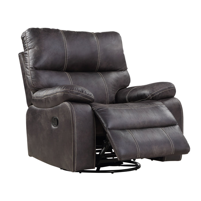 Jessie James - Swivel Recliner - Dark Graphite