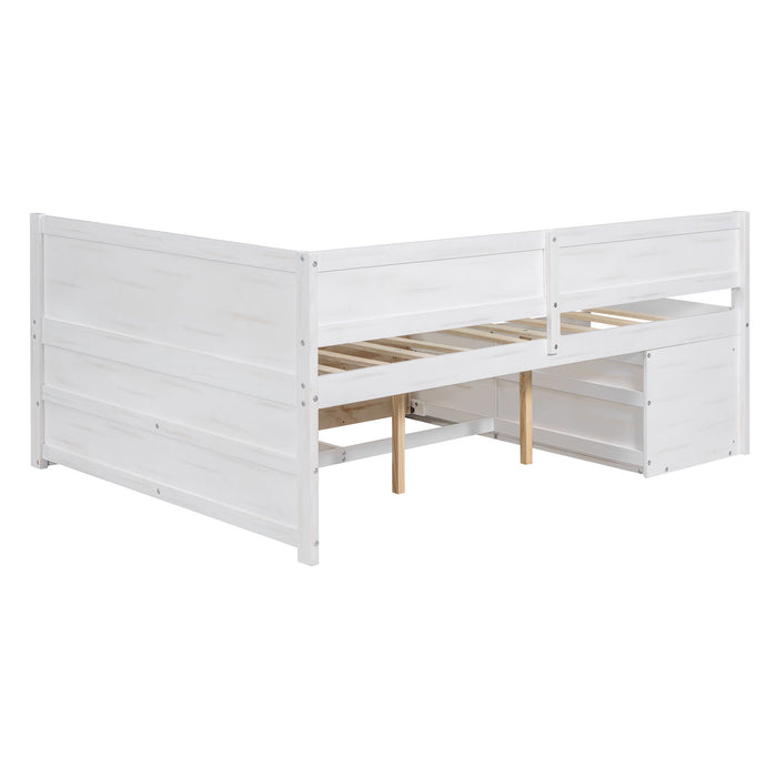 Daybed With Drawers And Shelves