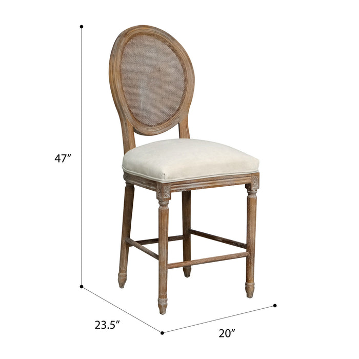 Salerno - Barstool (Set of 2) - Brown