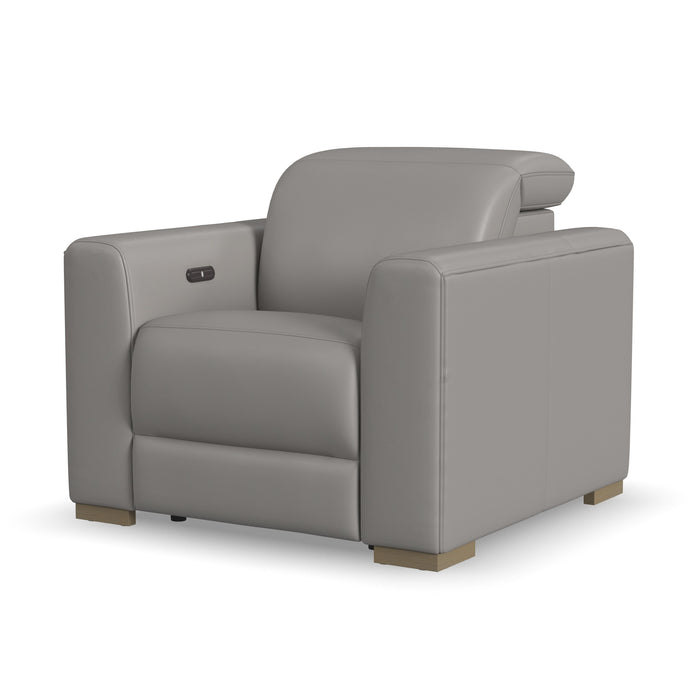 Aurora - Power Recliner With Power Headrest - Gray