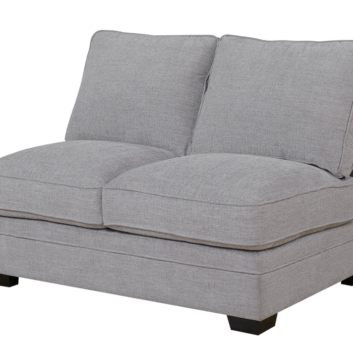 Analiese - U-Shaped Sectional - Dove Gray