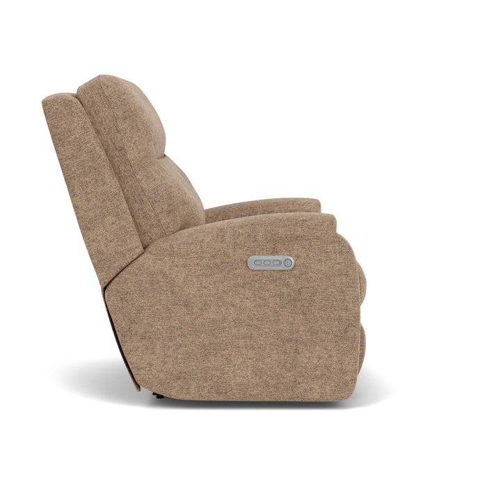 Penn - Power Rocking Recliner with Power Headrest & Lumbar