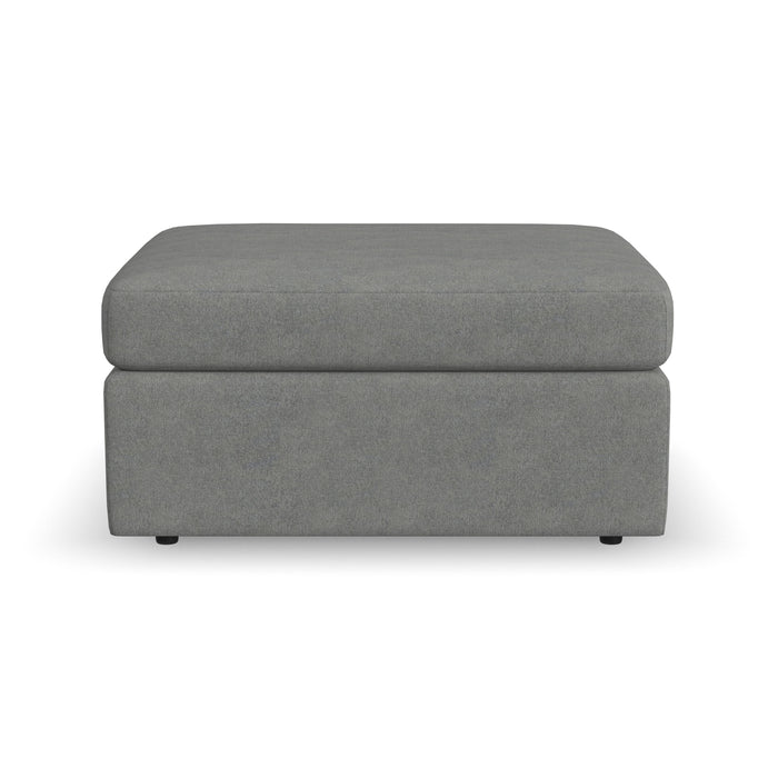 Sky - Stationary Square Cocktail Ottoman - Light Brown