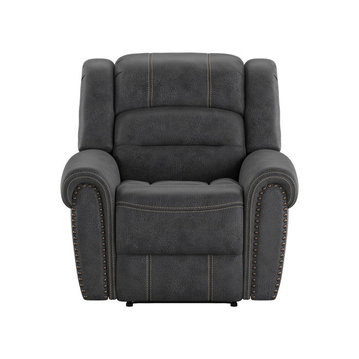 Baldwin - Gliding Recliner - Slate Gray