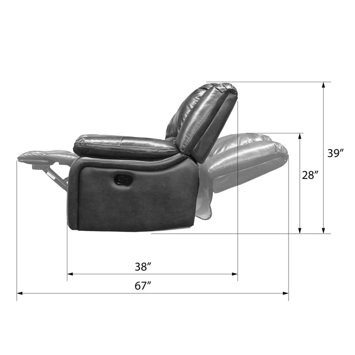 Navaro - Motion Sofa - Gray