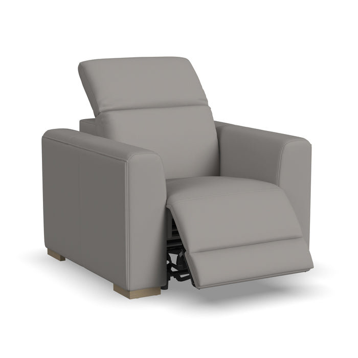 Aurora - Power Recliner With Power Headrest - Gray