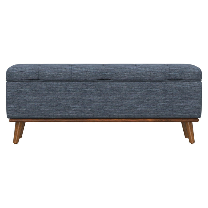 Rory - Storage Ottoman - Blue Heron