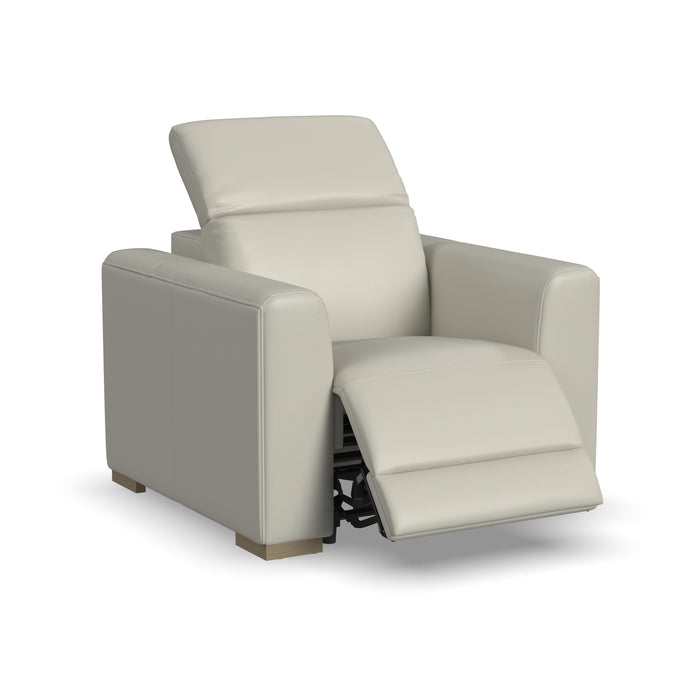 Aurora - Power Recliner With Power Headrest - Gray