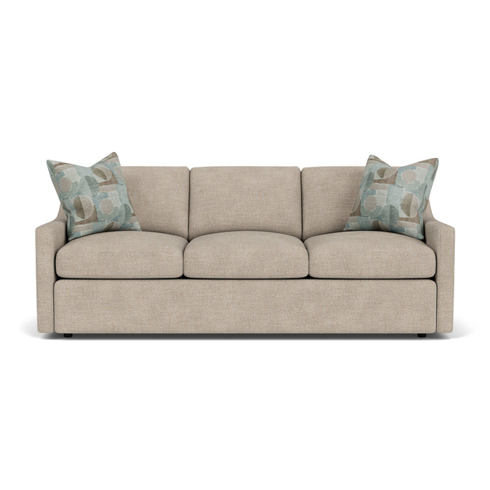 Sky - Upholstered Sofa - Pearl Silver