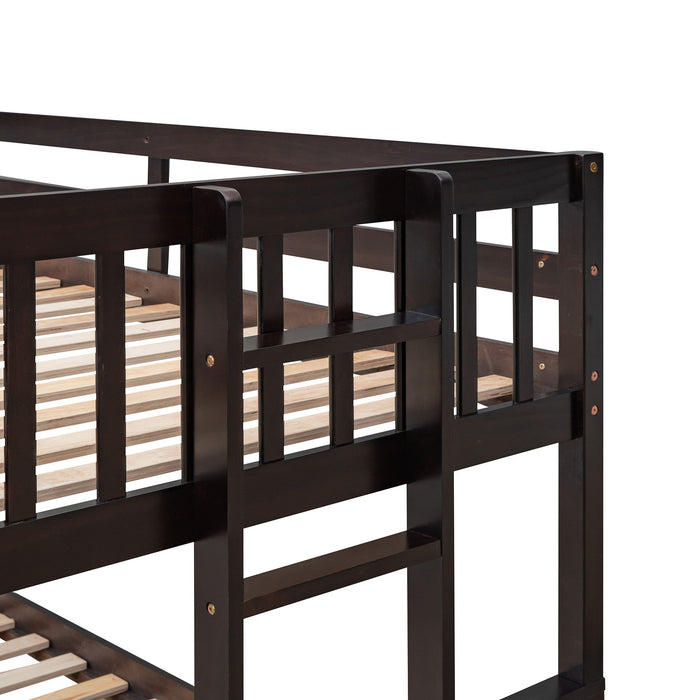Bunk Bed With Twin Size Trundle And Drawers