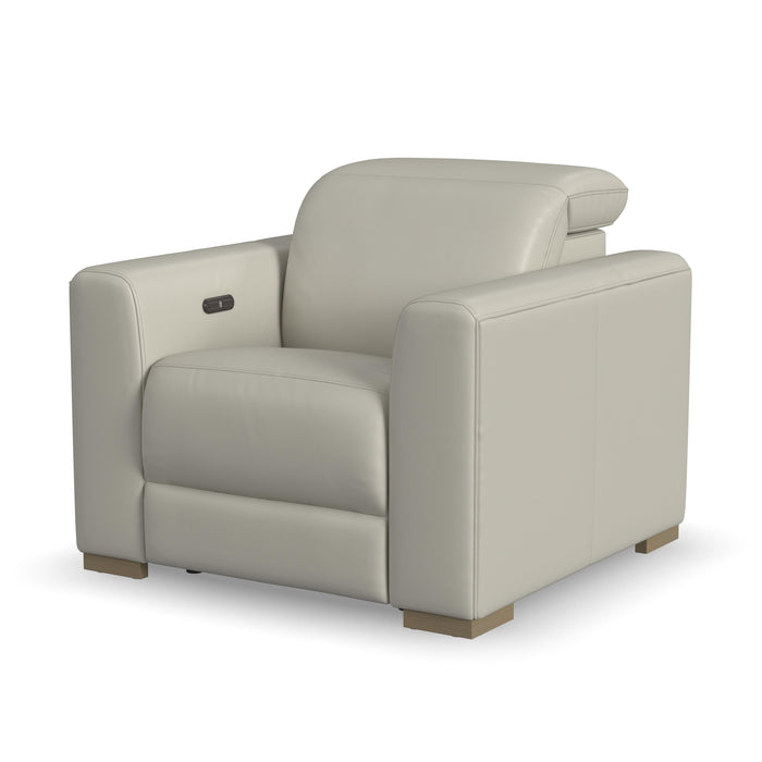 Aurora - Power Recliner With Power Headrest - Gray