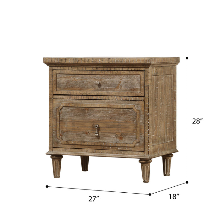 Interlude - 2 Drawer Nightstand