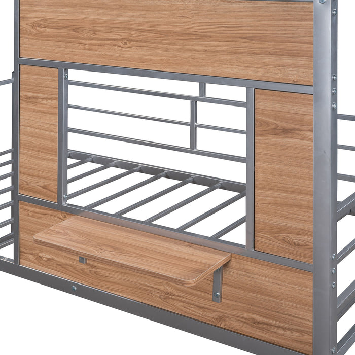 Loft Bed With Roof, Window, Guardrail, Ladder