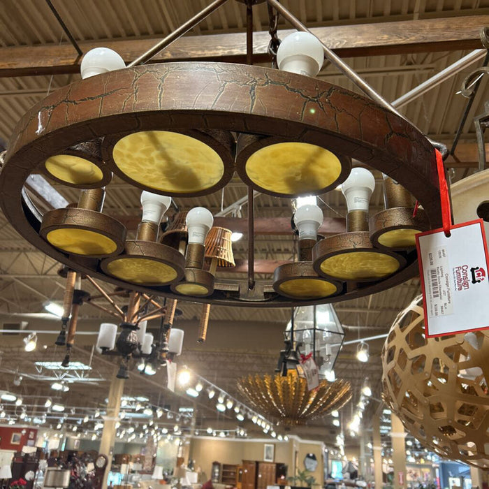 Rustic Circle Chandelier