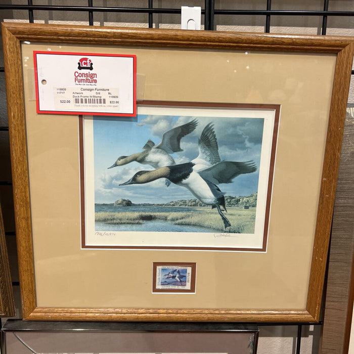 Duck Frame W/Stamp