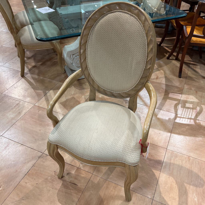 S/6 Fabric Blonde Chairs