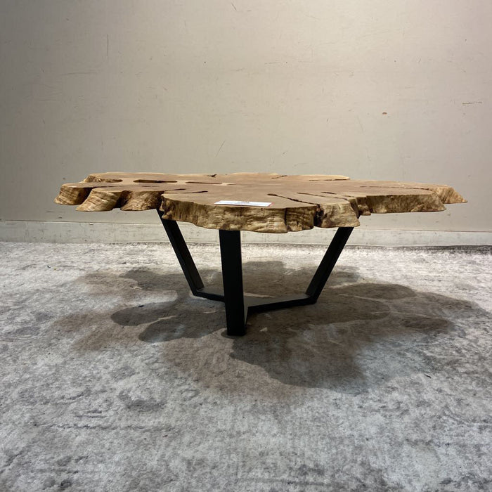 Live Edge Log Coffee Table