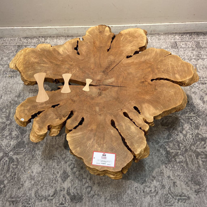 Live Edge Log Coffee Table