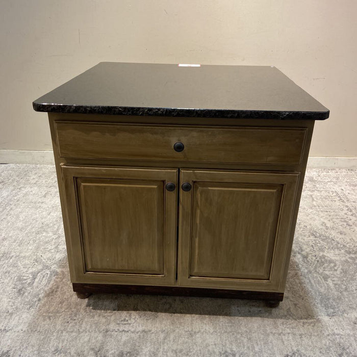 Black Granite Kitchen Island