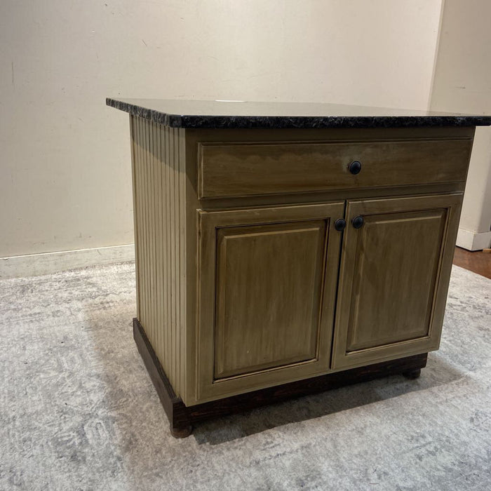 Black Granite Kitchen Island