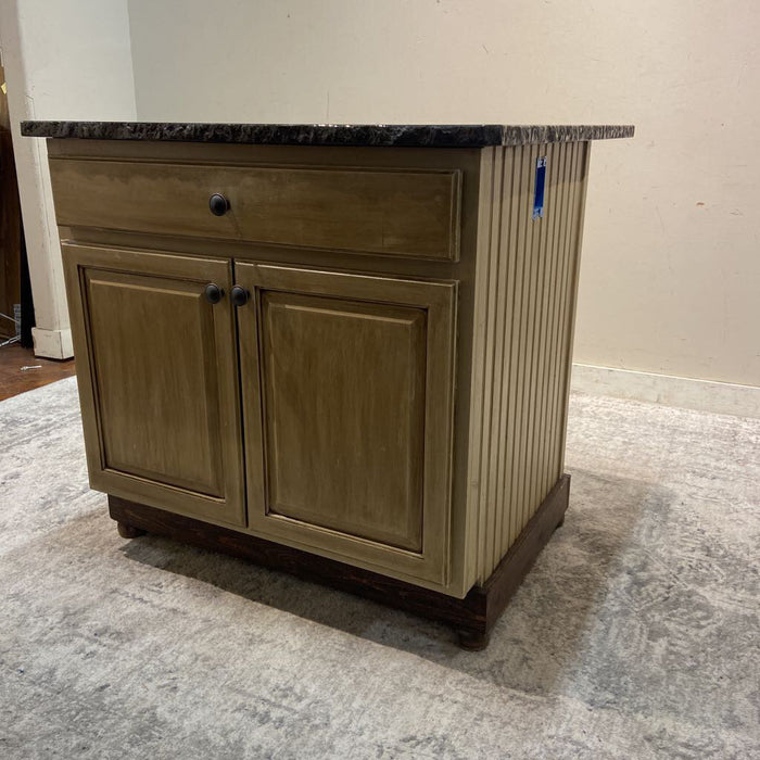 Black Granite Kitchen Island