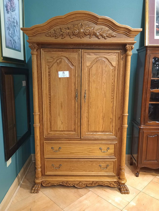 Large Ornate TV Armoire (AHH)