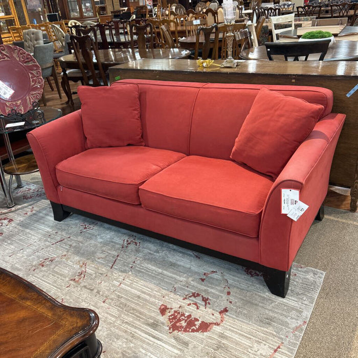 Red Pottery Barn Loveseat (CMH)