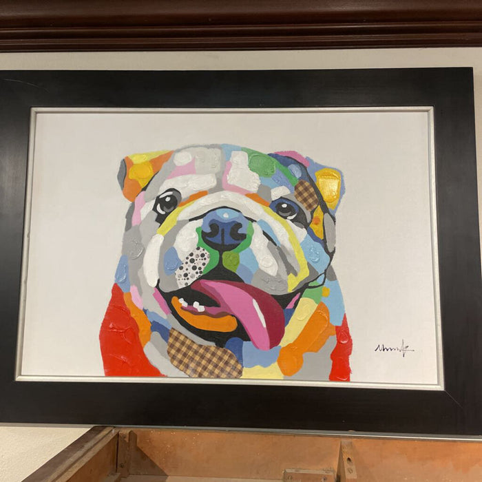 Abstract Pug Canvas (32 x 44) (LHH)