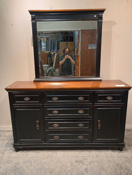 Black / DW Dresser + Mirror (KTH)