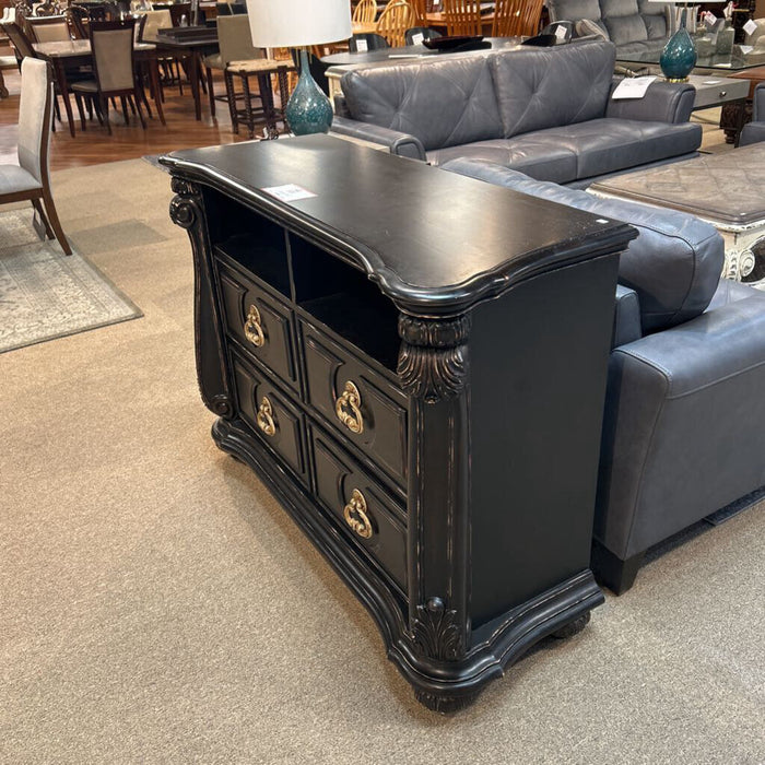 Black Distressed Buffet (CHH)