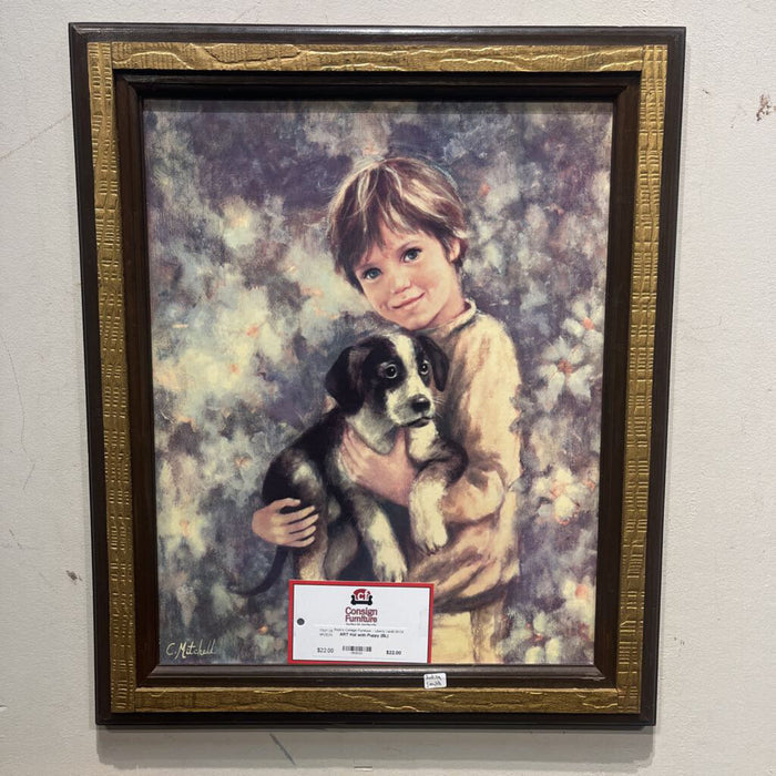 Kid with Puppy (BL)