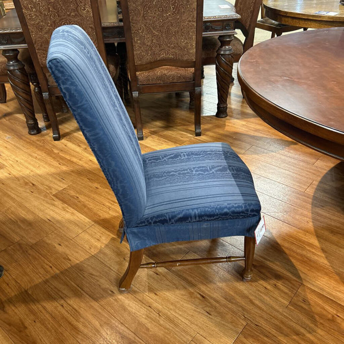 Set/4 Blue Fabric Chairs (BLH)