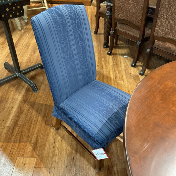 Set/4 Blue Fabric Chairs (BLH)