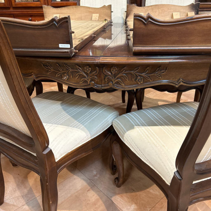 DW DR Table + 6 Fabric Chairs (BBKH)