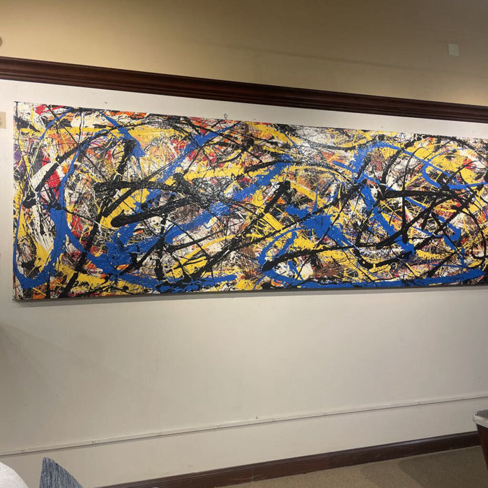 20 Ft Abstract Art w/ Metal Frame