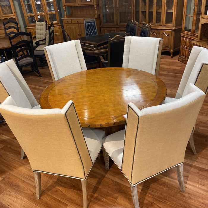 Round DR Table + 6 Chairs (BSLH))