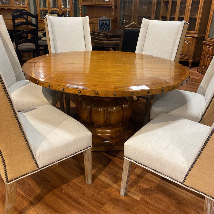 Round DR Table + 6 Chairs (BSLH))