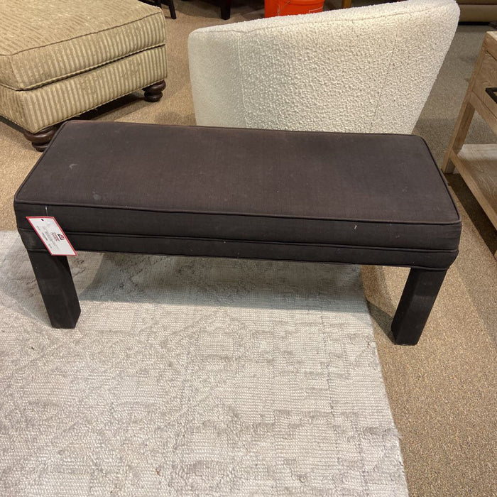 Black Fabric Bench (AH)