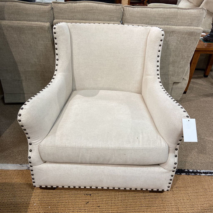 NH Fabric White Occasional Chair (ACK)