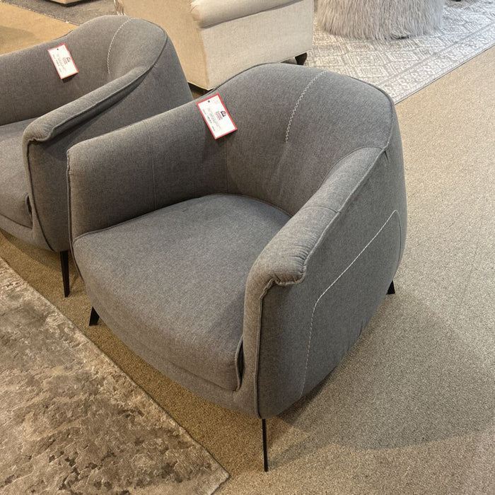 Classic Home Grey Fabric Chair (MTH)