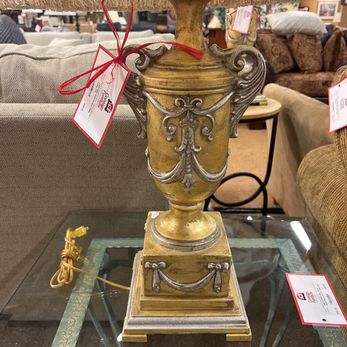 Gold Ornate Table Lamp (CI)